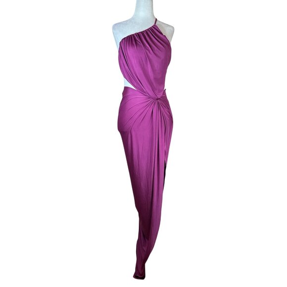 NERVI For Fwrd Luce Dress in Purple IT 36 New womens Long Maxi Gown - Picture 4 of 11